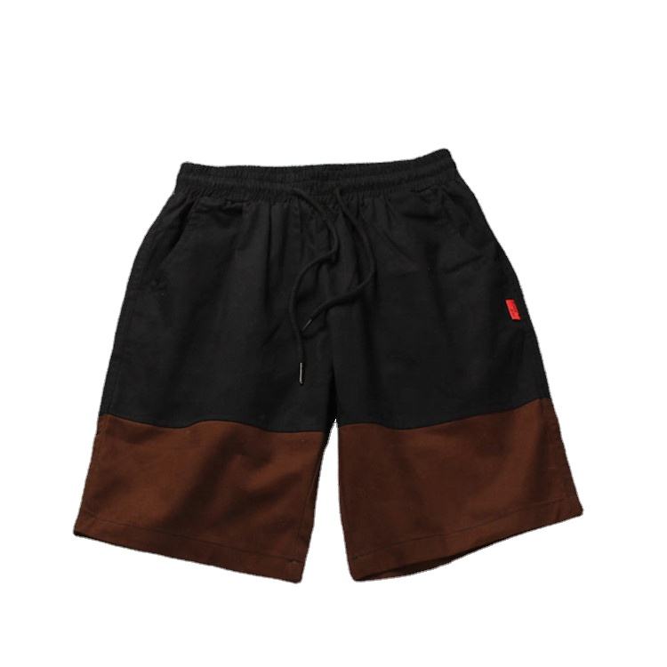 Custom High Quality Two Tone Casual Shorts Wholesale Cotton Sweat Shorts For Men