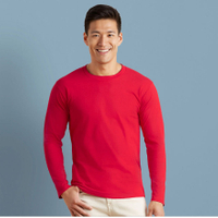 Oem 100 Cotton Blank Casual Full Sleeve Tshirts ထုတ်လုပ်သူ စိတ်ကြိုက် အမျိုးသား အင်္ကျီလက်ရှည် တီရှပ်