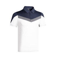 Polyester Spandex Custom Polo Men Moisture Wicking Sport Golf Polo Shirt