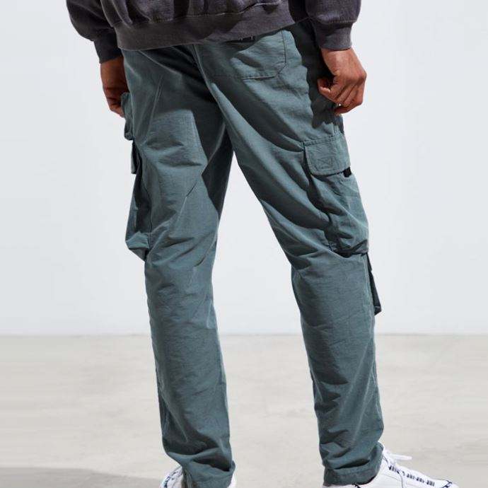 High Quality Custom Mens Track Pants Solid Color Men Utility Cargo Pants