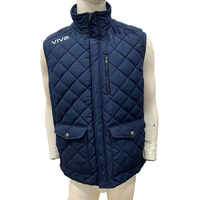 High Fashion Men Winter Utility Vests Oem Custom Zip Up Sports Jackets For Men