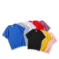 240Gsm T-shirt 100 bomull Tungvikts överdimensionerad T-shirt högkvalitativ broderitröja
