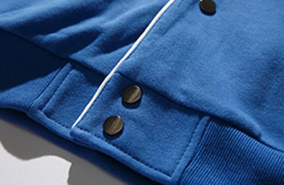 OEM Manufacturer Custom High Quality Men's Lapel Simple Fashion Colorblock Casual Comfortables Service Jacket