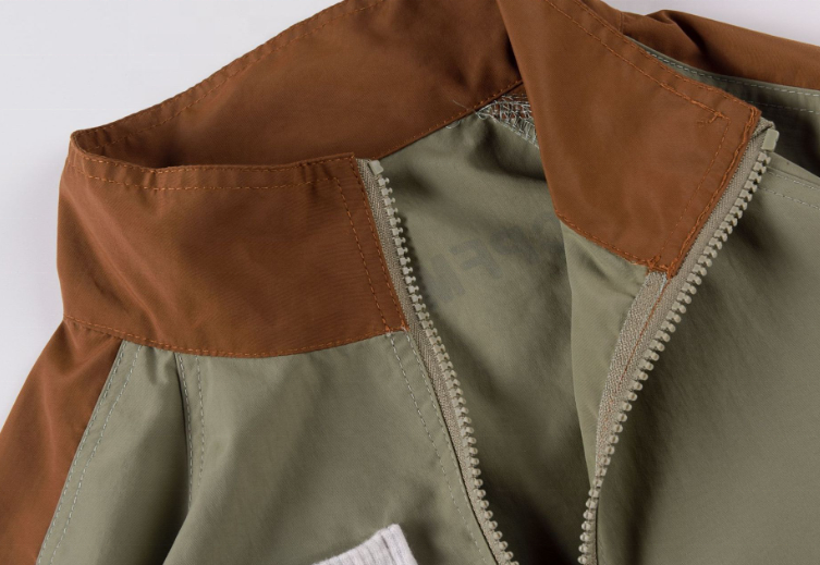 Oem Manufacturer Customized Color Block Patchwork Coat Casual Plus Sizes Men's Jacket