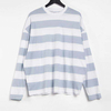 Wholesale High Quality Premium Cotton Men T Shirt Drop Shoulder Striped Full Sleeve T Shirt For Men