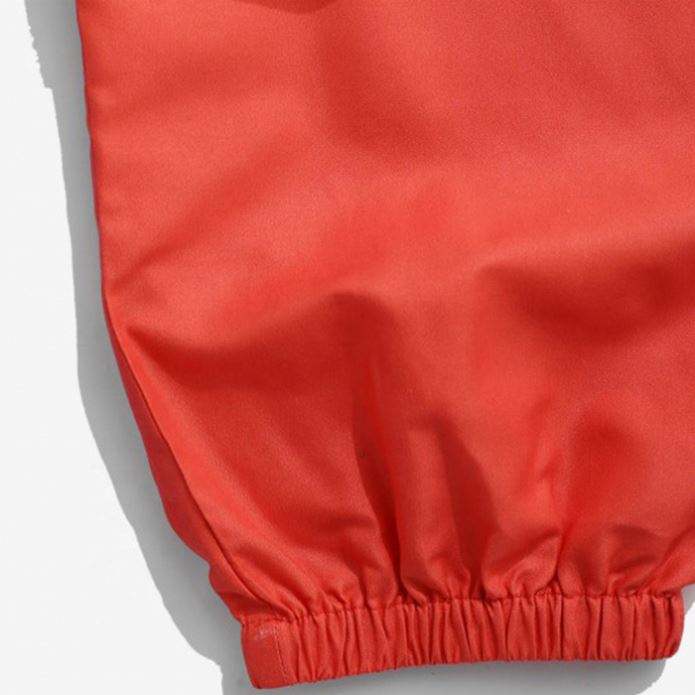 OEM Manufacturer Custom Mens Athletic Cargo Joggers Color Block Two Tone Cargo Custom Pants