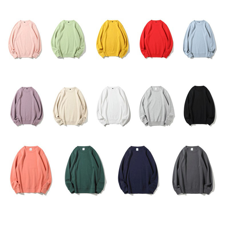 Supermyk genser-logo Enkel genser med rund hals Designergenser for menn