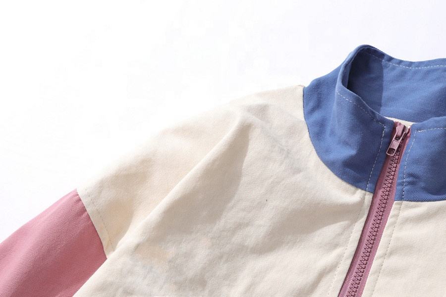 Oem Manufacturer High Street Fashion Plus Sizes Patchwork Baseball Coat New Jacket