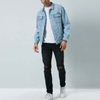 Mens Jackets China Factory Custom Winter Coat Reversible Plaid Mens Denim Jacket