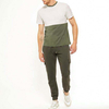 Oem Service Custom Brand Logo Tshirt Color Block Short Sleeve Men Fashion Designer Tshirts