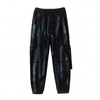 OEM Manufacturer Custom Polyester Cotton Mens Printed Logo Jogger Sweatpants Men Color Block Cargo Custom Pants Men