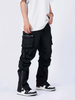 OEM Manufacturer Quality Export Custom Logo Track Pants Drawstring Elastic Waist Zip Jogger Trousers Nylon Cargo Pants For Men