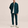 OEM Manufacturer High Quality Man Custom Logo Cotton Long Sleeve Button Up Denim Shirt