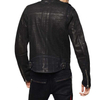 Wholesale Fashion Mens Streamlined Biker Jacket With Denim Jacket
