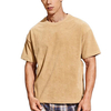 OEM Nieuw ontwerp Korte mouw Hoge kwaliteit aangepaste mannen Bulk gewoon geribbeld corduroy T-shirt