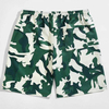 Custom Allover Camo Printed Track Shorts Mens Drawstring Waist Summer Shorts