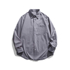 OEM Manufacturer Custom Men's Shirts Fashion Cotton Shirt Popular Plain Color Lapel Casual Shirts For Men Casual Service