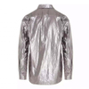 Camicie dal design di lusso da uomo del produttore OEM Camicie da festa abbottonate a maniche lunghe slim fit lucide