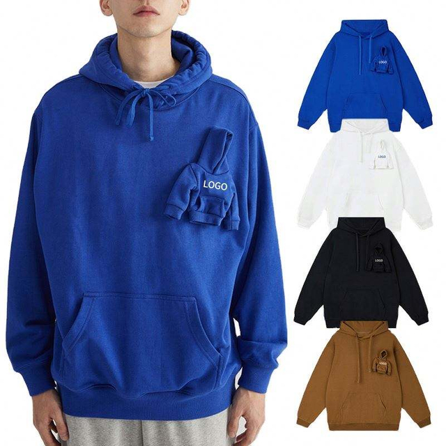 OEM Manufacturer Wholesalers Custom Logo Pullover French Terry Cotton Hoodies Unisex