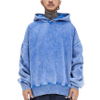 OEM Manufacturer Custom Oversized Vintage Acid Wash Heavyweight Blank Hoodie Pullover With Adjustable Sleeves