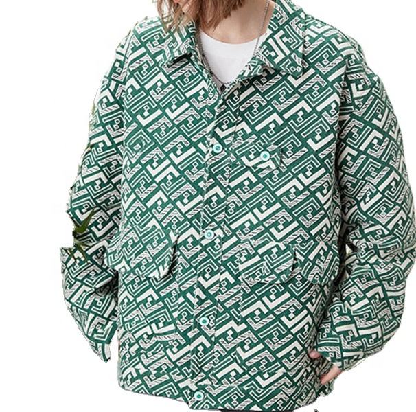 Oem Manufacturer Wholesale Custom Fashion Loose Plus Size Men'ss Lapel Casual Workwear Jacket