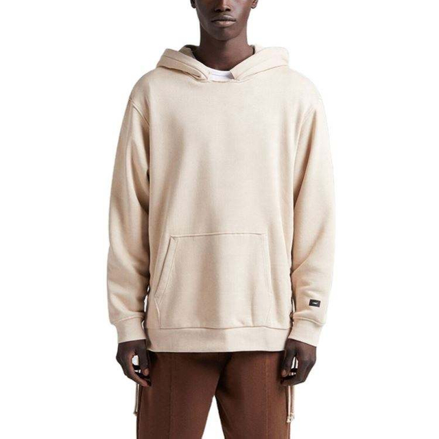 شركة تصنيع OEM مخصصة Hoodie Logo عالي الجودة من النوع الثقيل من النوع الثقيل الحزام الحزام المقطوع وخياطة هوديي الرجال
