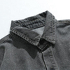 Oem Manufacturer Custom Men Clothing Denim Long Sleeve Shirt Men's Loose Simple Versatile Jacket