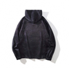 OEM Proizvođač Hot Sale Prilagodba logotip i veličina 100% pamučni francuski Terry Front Printing Crni hoodie za unisex