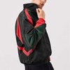 OEM Proizvajalec logotip po meri Patchwork Elastične manšete z dolgimi rokavi Zip Up Windbreaker jakna