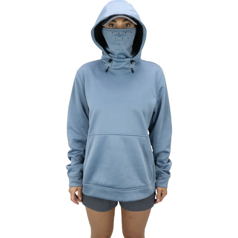 OEM Manufacturer Custom Logo Sun Protection Technical Face-Mask Anti-uv Women Fishing Hoodie