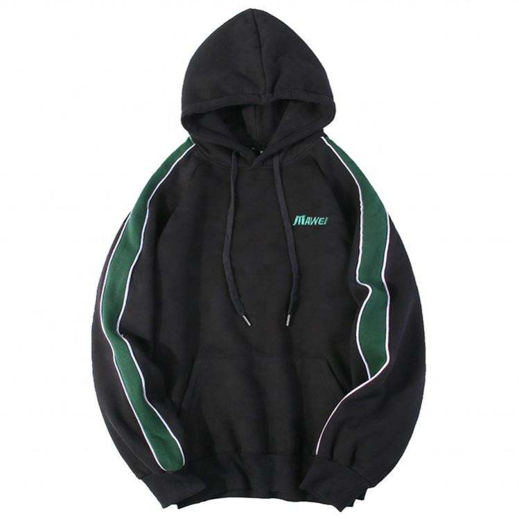 OEM Manufacturer Wholesale Custom Mens Winter Cotton Tech Fleece Logo Embroidered Color Block Bulk Hoodies