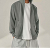 OEM Manufacturer Custom High Quality 100% Cotton French Terry Zip Up Hoodie Mens Distressed Oversized Hoodie