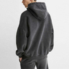 OEM Manufacturer Custom Men's Clothing Washed Distressed Oversized Hoodie Pullover Blank Faded Hoodie Sweatshirt Coats