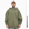OEM Manufacturer Custom French Terry Hoodie Heavy Pullovers Without Drawstring Hoodie Water Wash Vintage Heavyweight Men Coats