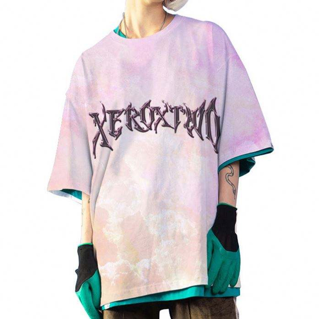 High Street Street Stretwear Opendeswear Camisetas de verão masculinas de meia manga Imprimir camisetas de pescoço redondo personalizadas
