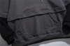 Produttore OEM con cappuccio da uomo personalizzato con cappuccio con cappuccio patchwork con cappuccio patchwork
