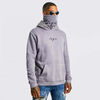 شركة تصنيع OEM Custom Men's Coats Cotton 450GSM French Terry Terry Tertle Turtle Gright Shirtse كبير الحجم