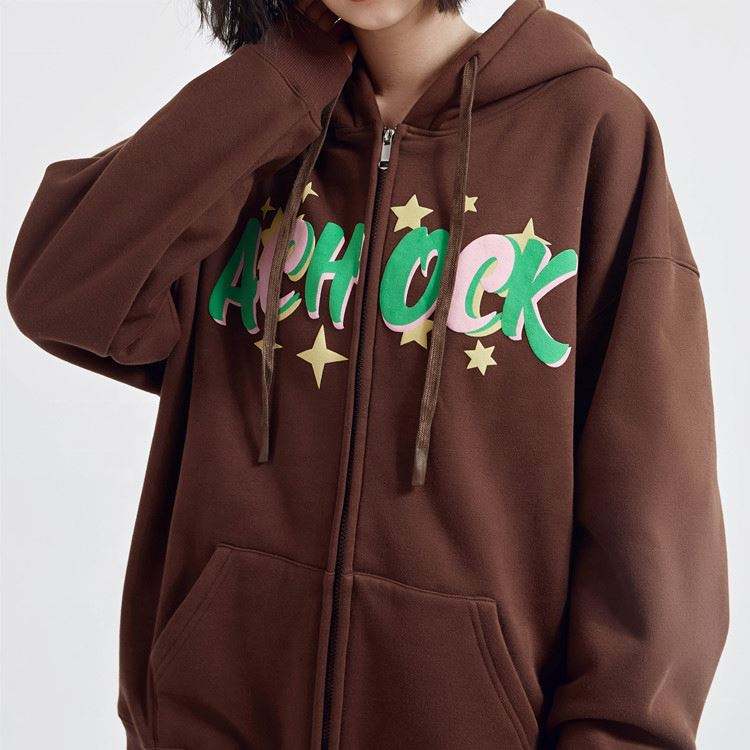 Výrobce OEM Velkoobchod vysoce kvalitní zip Up Men Fashion Puff Print Miiodies Custom Logo Printed Bulk Miapoties šňůra