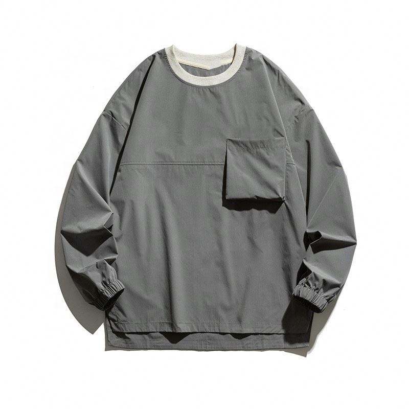 OEM-fabrikant 2022 lente herfst nieuwe O-hals hiphop sweatshirt oversize streetwear katoen voor heren pullover hoodies
