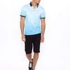 Custom Logo Polo Shirt Short Sleeve Slim Fit Ombre Design Men Polo Shirt