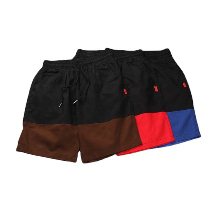 Custom High Quality Two Tone Casual Shorts Wholesales Cotton Sweat Shorts For Men