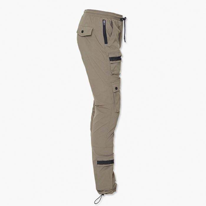 Novo design calças utilitárias de cor sólida com cordão na cintura masculina calças tarck jogger