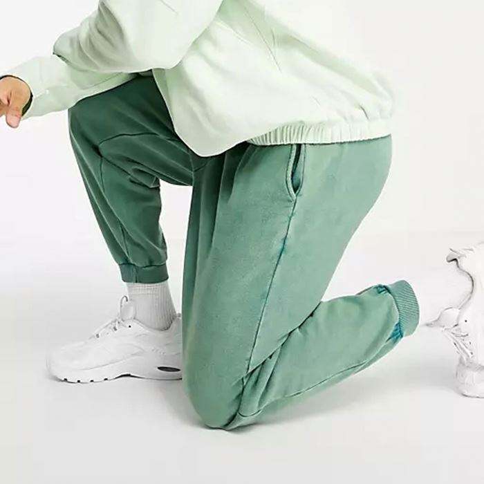Pantaloni sportivi lavati in cotone 100% da uomo oversize con coulisse in vita personalizzati all'ingrosso