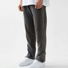 Manufacturer Custom Vintage Washed Black Mens Cotton Thick Sweatpants