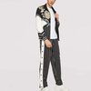 Wholesale Zip Up Jacket & Stripe Pant Set High Quality Tracksuit Set Men