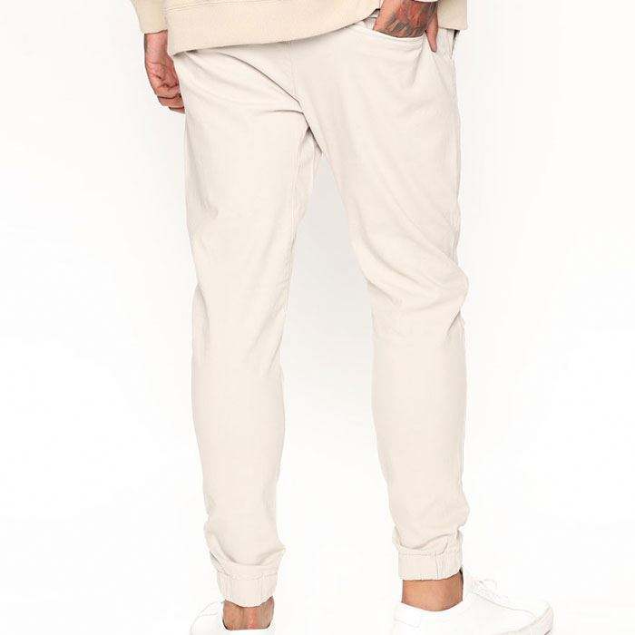 Pantalones cargo de alta calidad, pantalones de chándal elásticos con cordón en la cintura para hombre, Color sólido