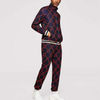 New Fashion Tracksuits Striped Trim Zip Fastening Men Track Suits