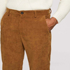 Men Slant Pocket Detail Corduroy Pants