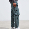 High Quality Custom Mens Track Pants Solid Color Men Utility Cargo Pants