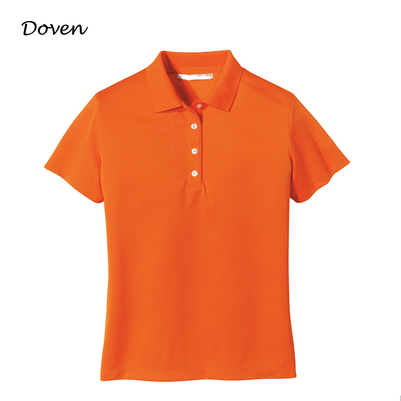 Engros damer sportsuniform slank fit polo skjorte for kvinner